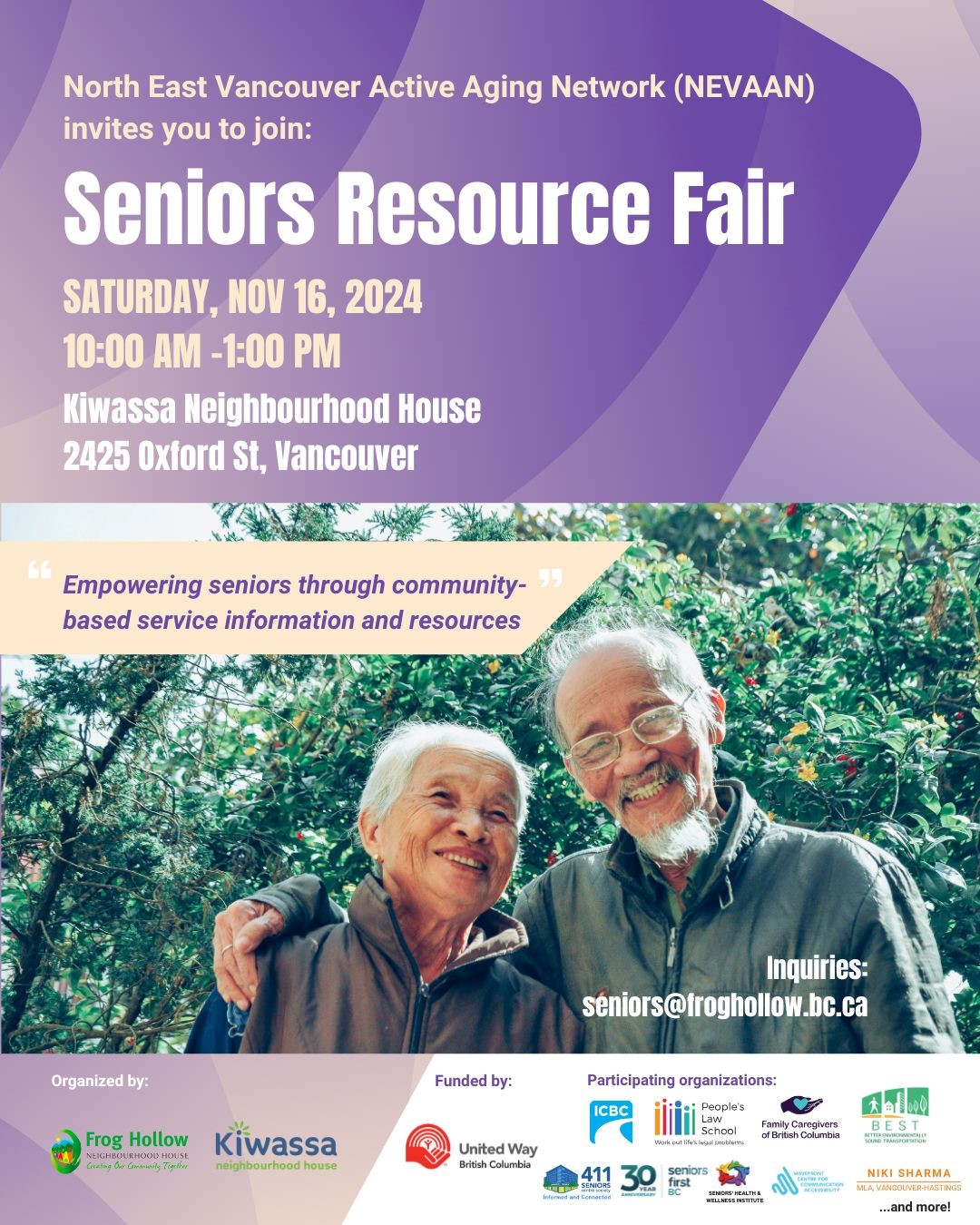 Seniors Resource Fair Poster